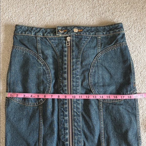 Eckhaus latta denim midi skirt - Picture 8 of 8